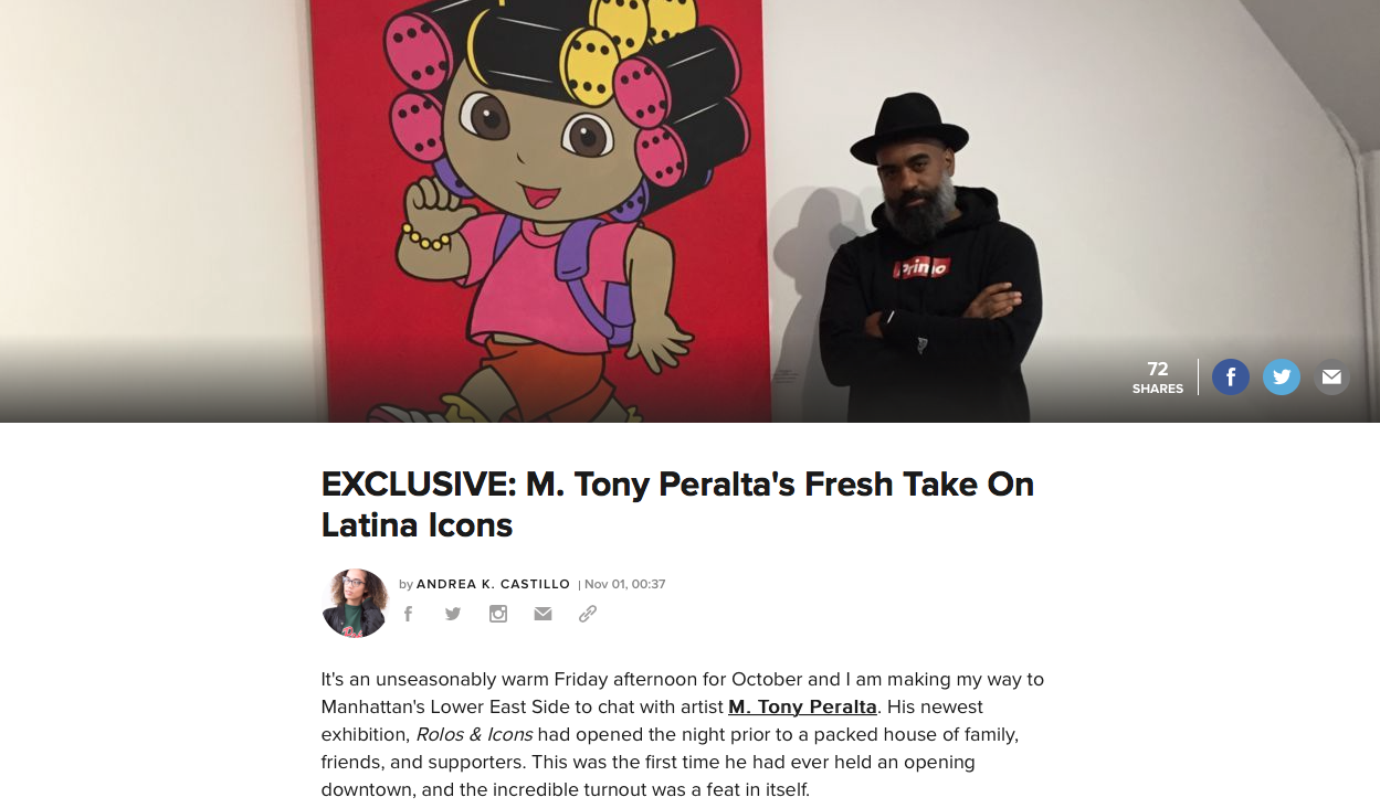 EXCLUSIVE: M. Tony Peralta's Fresh Take On Latina Icons