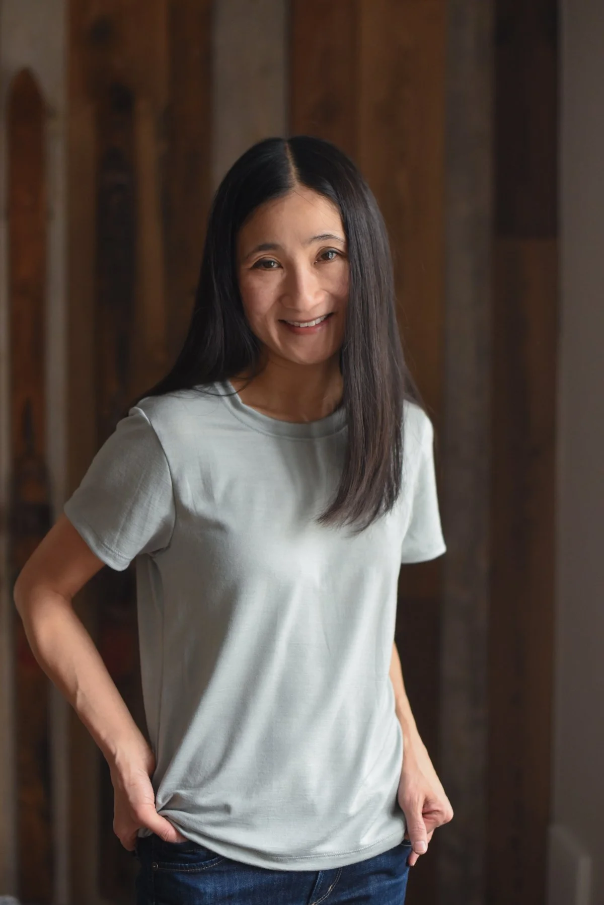 chasing windmills women's merino wool classic tshirt-003.JPG