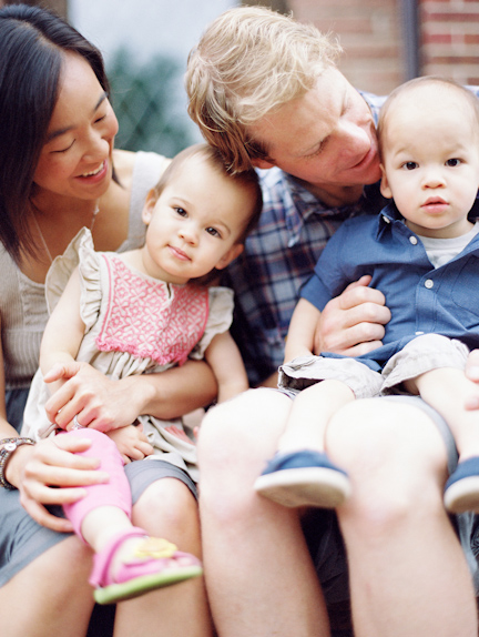 Our family: Sarah, JP, and kiddos. (Photograph by Jonathan Canlas)