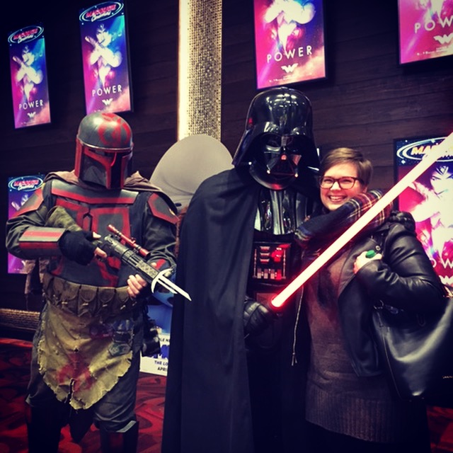 He tried to take me to the dark side but I refused.