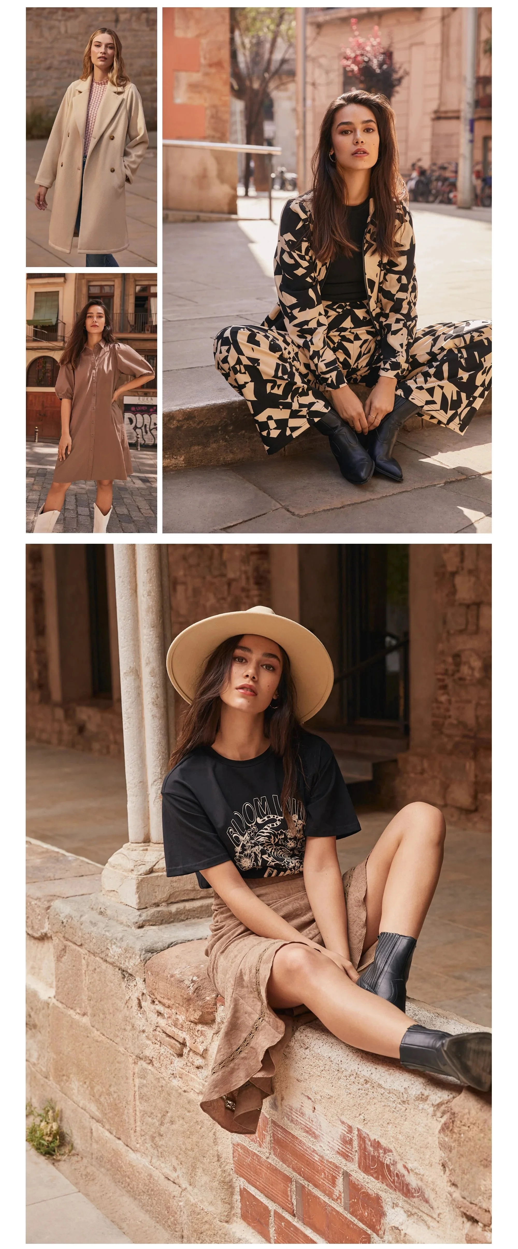 Fluresk Lookbook Spring Summer 2023 , shot in Barcelona by photographer Maryn Haertel , video Jelle Stokhof , model Lieke Van Houten