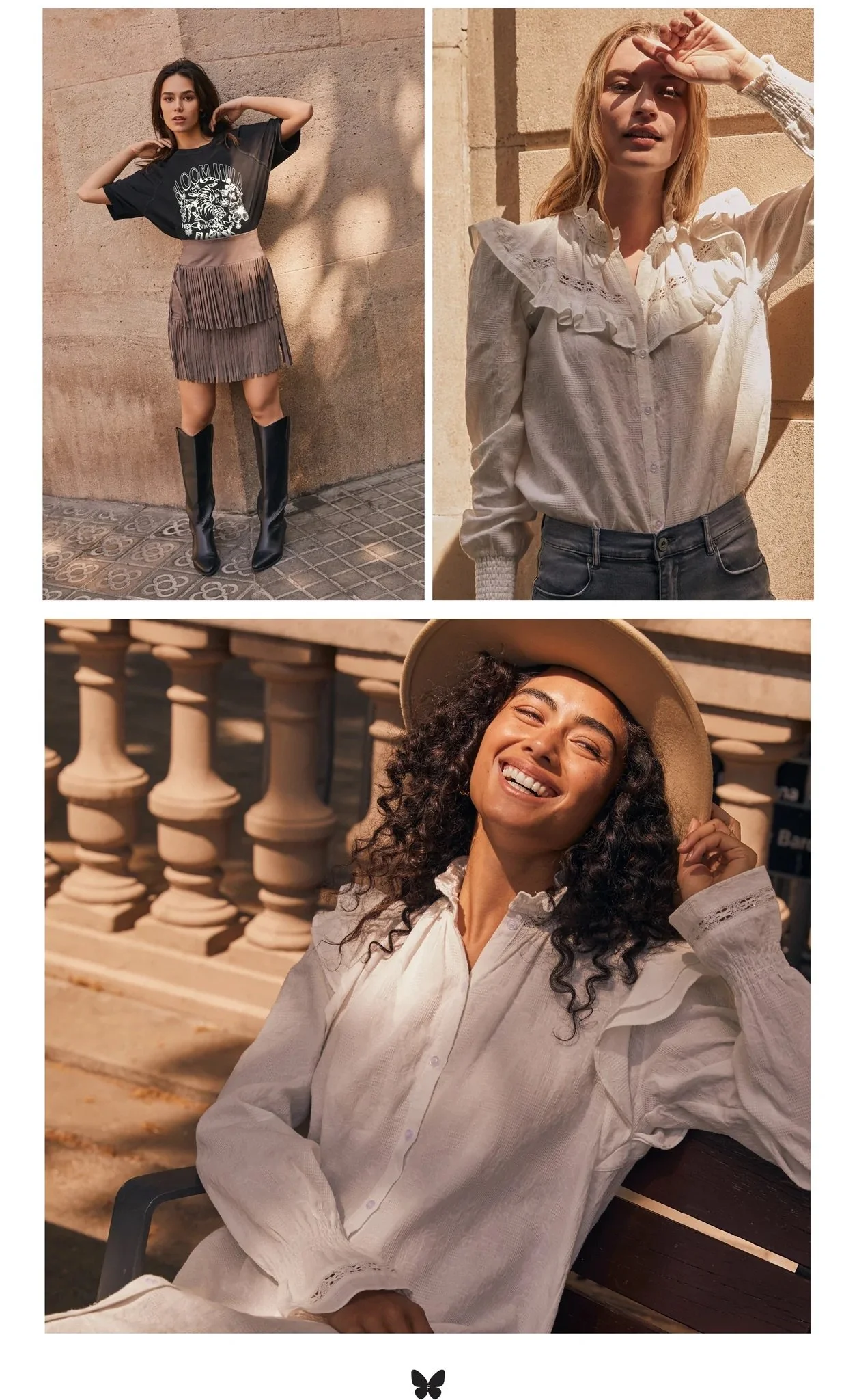 Fluresk Lookbook Spring Summer 2023 , shot in Barcelona by photographer Maryn Haertel , video Jelle Stokhof , model Lieke Van Houten