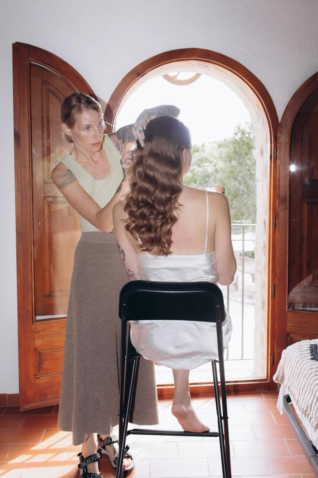 Barcelona based make-up artist and hair stylist for weddings bridal Sitges Costa Braca Tarragona bride special occasion events