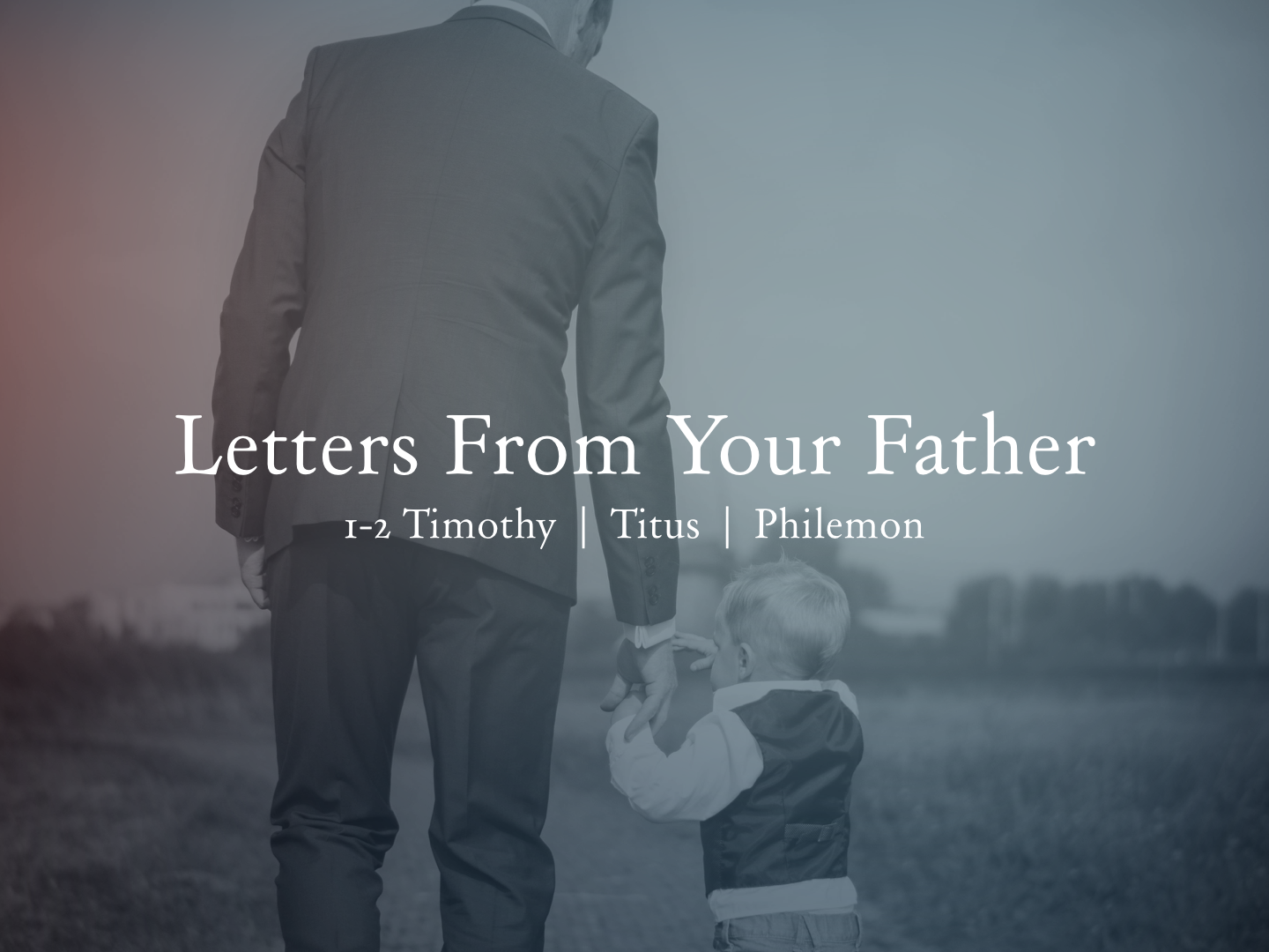 Letters from Your Father The short epistles of Timothy and Titus are personal letters from Paul the Apostle to young men he had worked alongside of and was now sending out to work alone. The edification and encouragement found in these letters is truly inspiring. Both of them were his "sons" in the faith and its clear how much he loved them. When you combine Philemon and the story of Onesimus you see the relationships Paul built and how they’ve impacted people for generations.