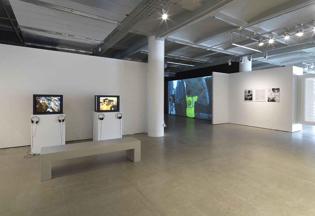  Mierle Laderman Ukeles,  Maintenance is Forever , installation view,  Re: Working Labor , Sullivan Galleries, School of the Art Institute of Chicago, 2019. Photo: Tom Van Eynde 