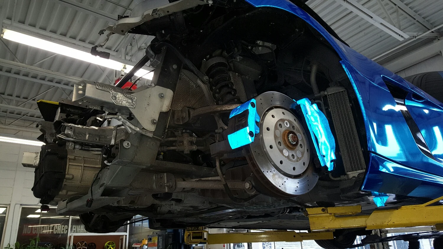 Supercharger install and reflective calipers 
