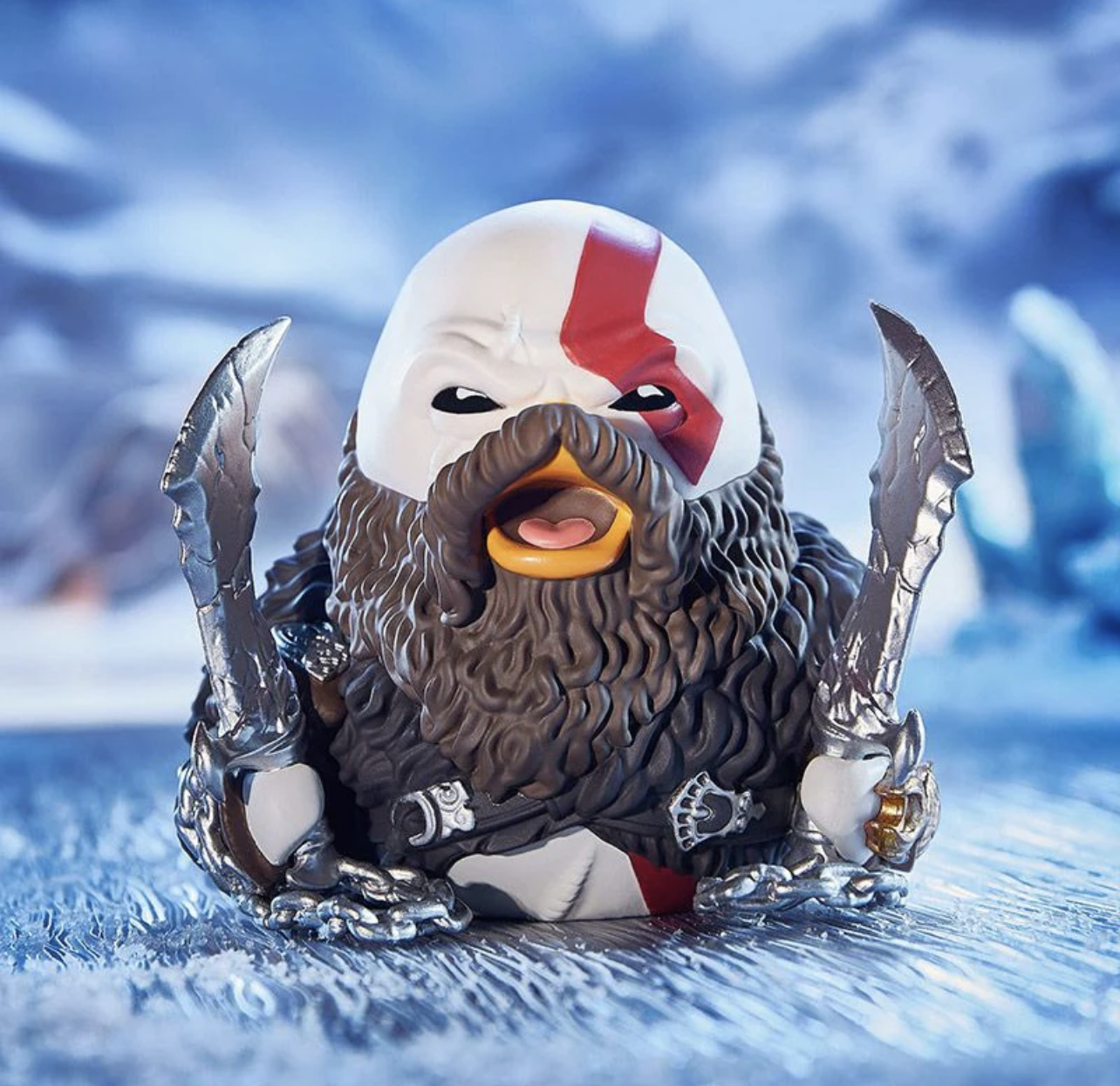 Official God Of War Ragnarok Kratos TUBBZ Cosplaying Duck Collectable – Numskull Trade 3.png