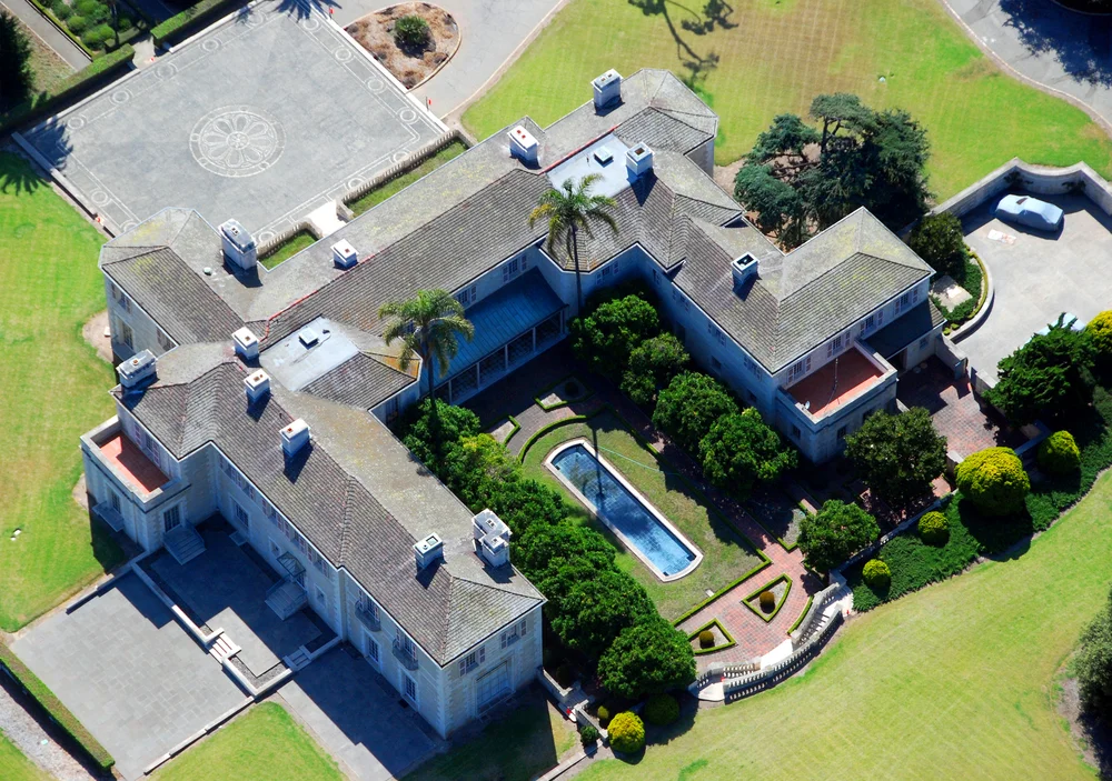  Caption: Bellosguardo, the summer estate bought by the Clarks in 1925 in Santa Barbara, California, has been unoccupied by its owners since the early 1950s, but remains fully furnished and carefully preserved. Huguette allowed few visitors. The hous