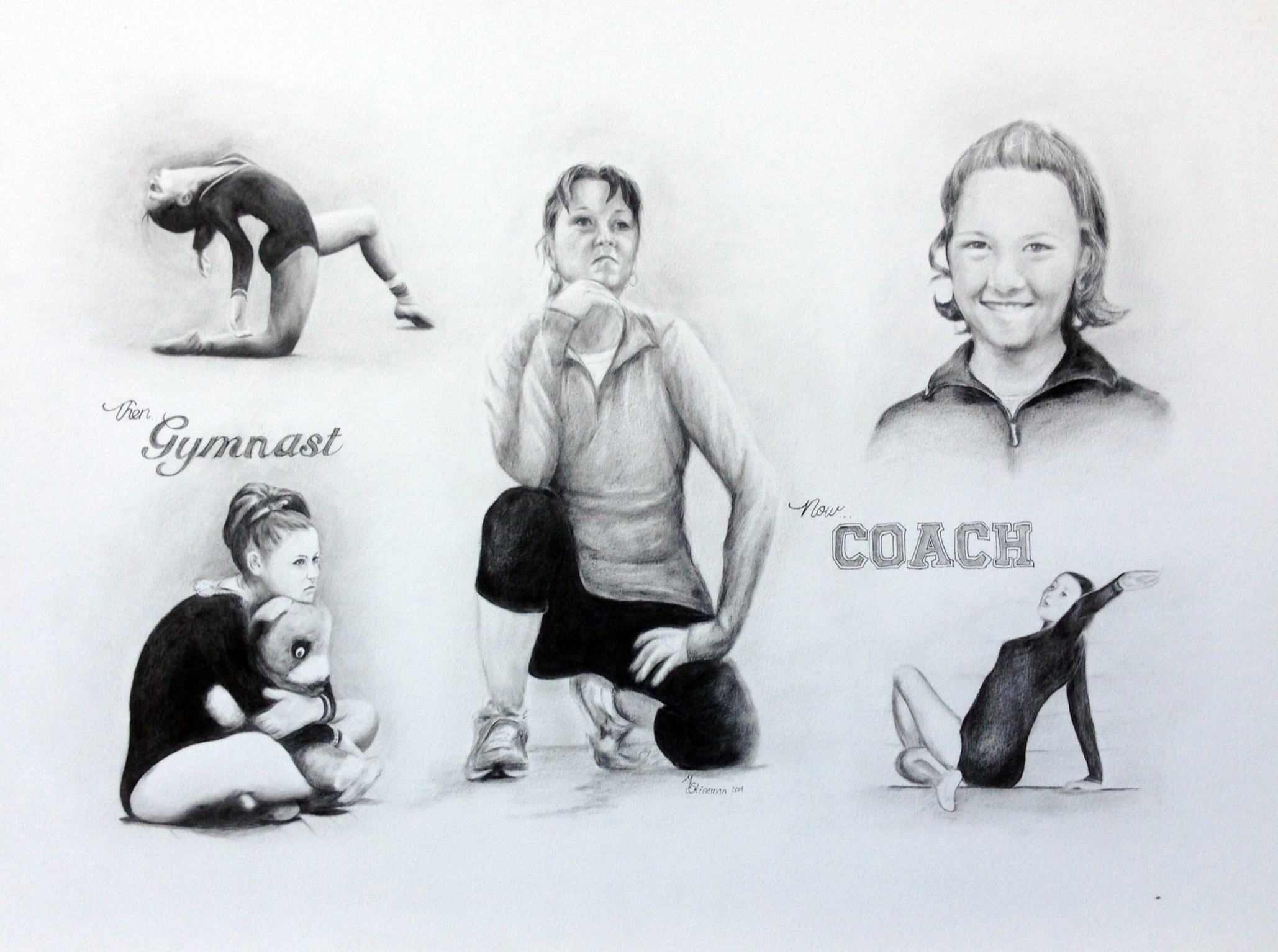 Coach Patti 18x24 Oil on Paper