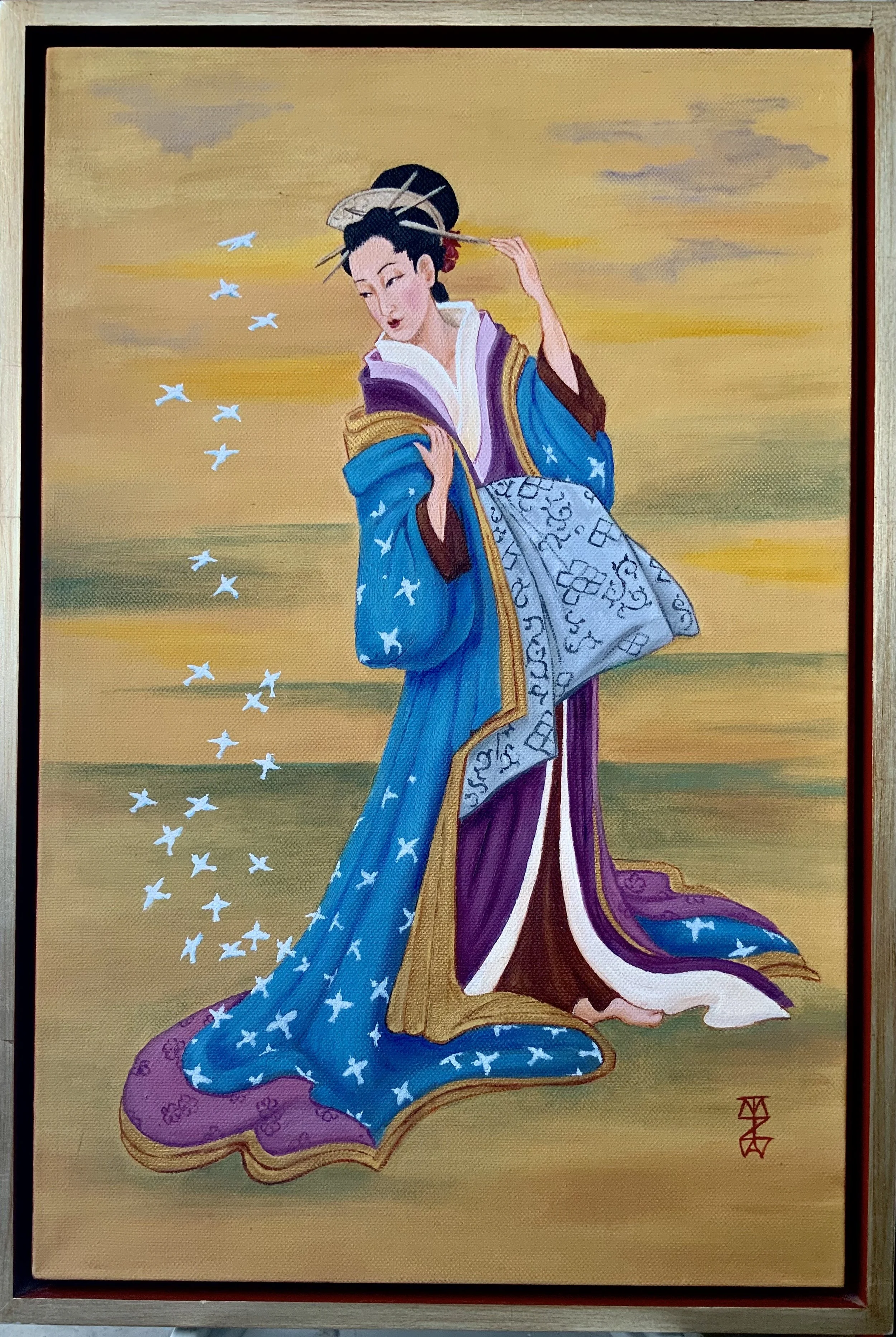 Shiroi Tori No Kimono (White Bird Kimono)