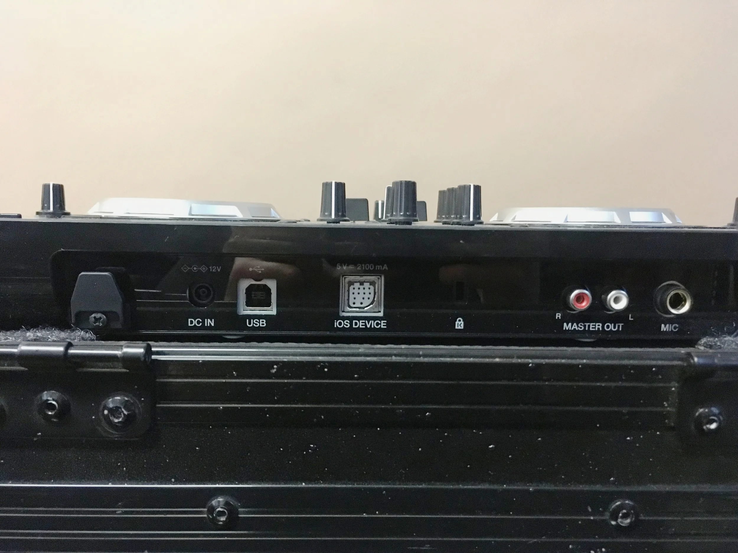 Figure 15: Rear view of the controller