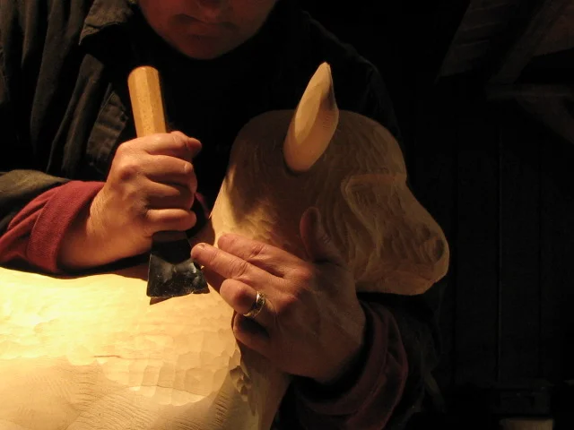 Carving a Wee Lamb for Washington Restaurant