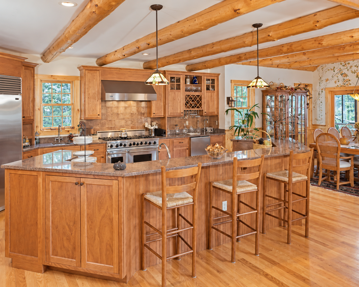 Rustic Luxury Kitchen and Dining Space.png
