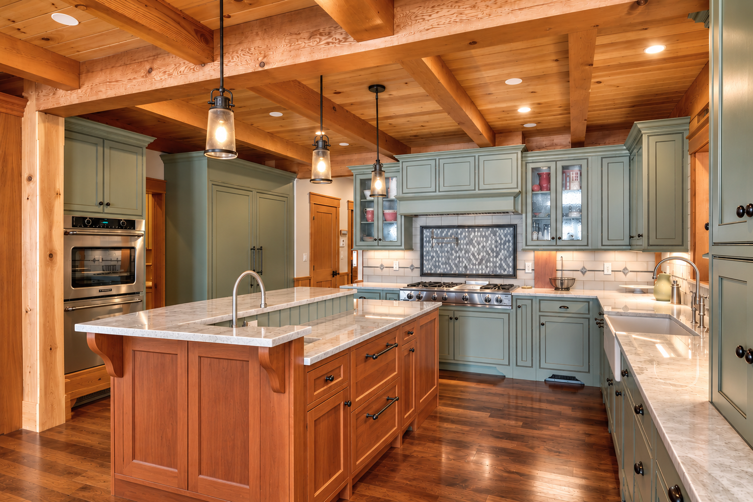Craftsman Kitchen with Cherry Island.png