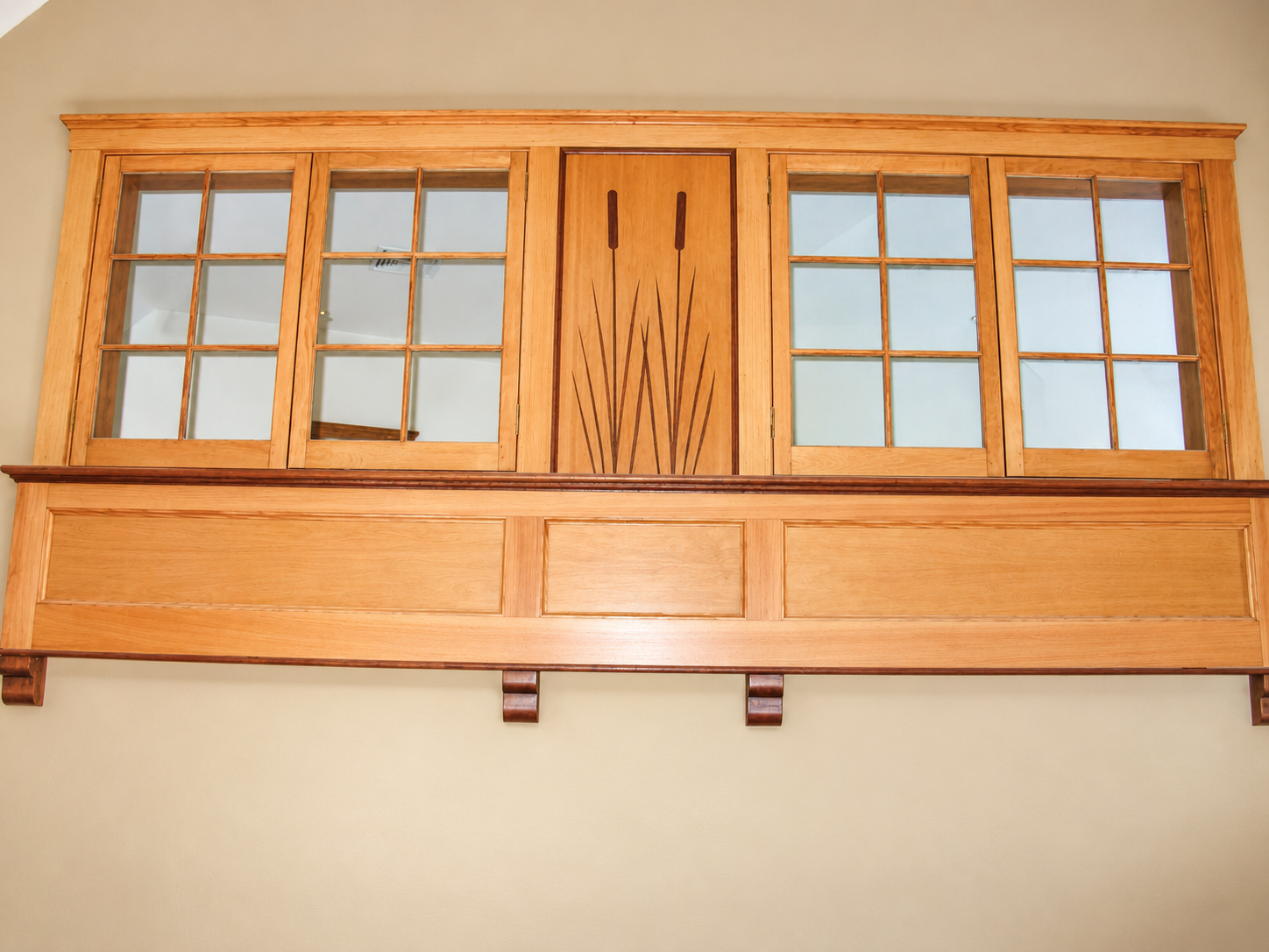 Craftsman Wood Cabinet with Reed Inlay.png