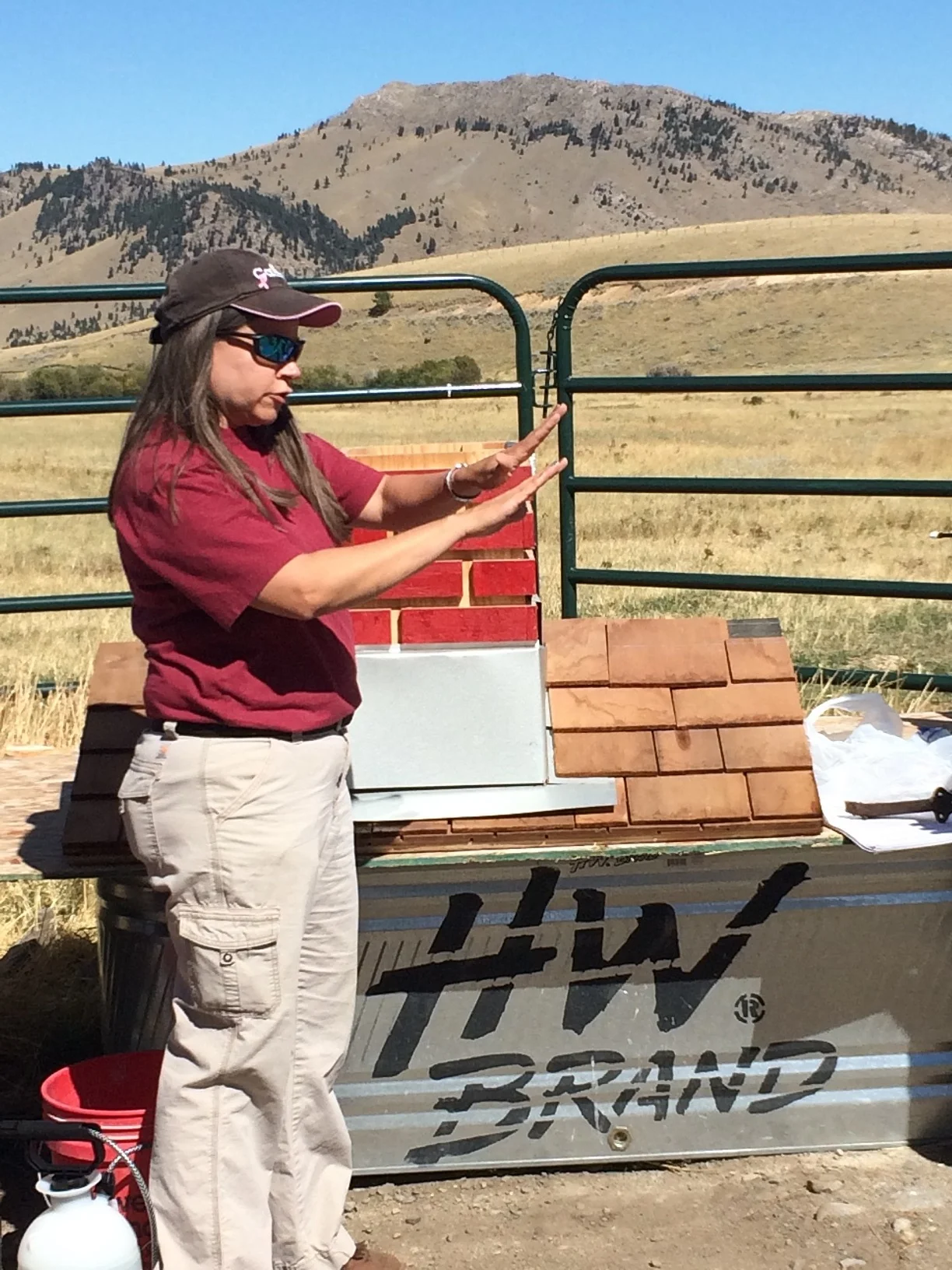 Cathy Bickenheuser, the new Region One Forest Service Preservation Team Lead