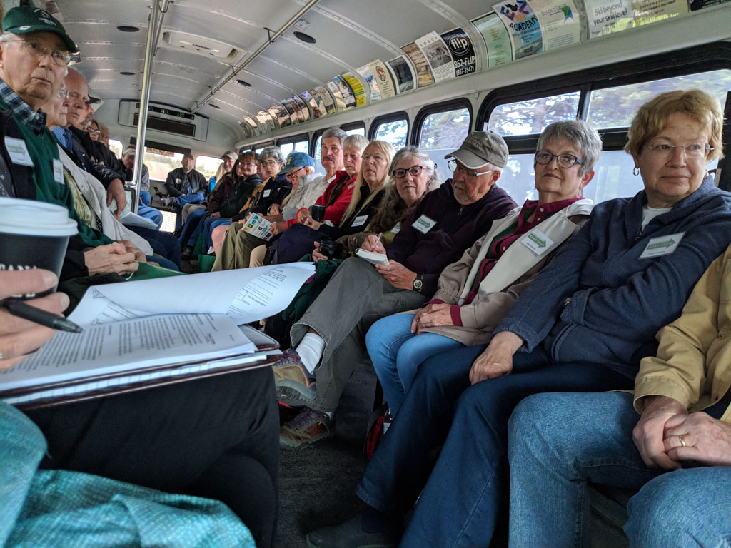 MPA borrowed the Big Mountain Snow Bus to haul up our intrepid group of North Fork tourists.