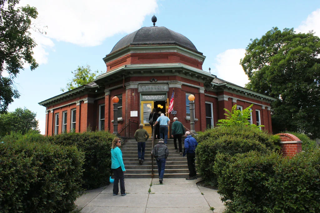 A quick visit to the Hockaday Museum of Art told the story of one of Kalispell’s architectural masterpieces. Originally, the building was the Kalispell Carnegie Library. It opened on Jan. 12, 1904 with a mind-boggling 4,000 volumes. It was designed by Montana architect George H. Shanley, and is one of 17 Carnegie libraries that were built across Montana. The library continued to house books and periodicals within its walls until 1969, when the library moved across the street and the Hockaday Museum took up residency.