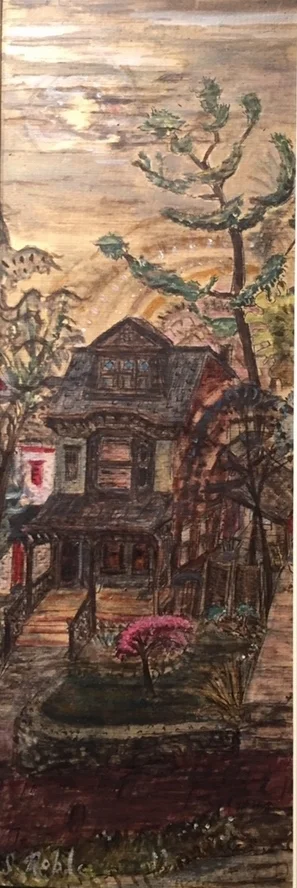 Next Door to Earlyglow - 2017 - Ink and Gouache on Paper