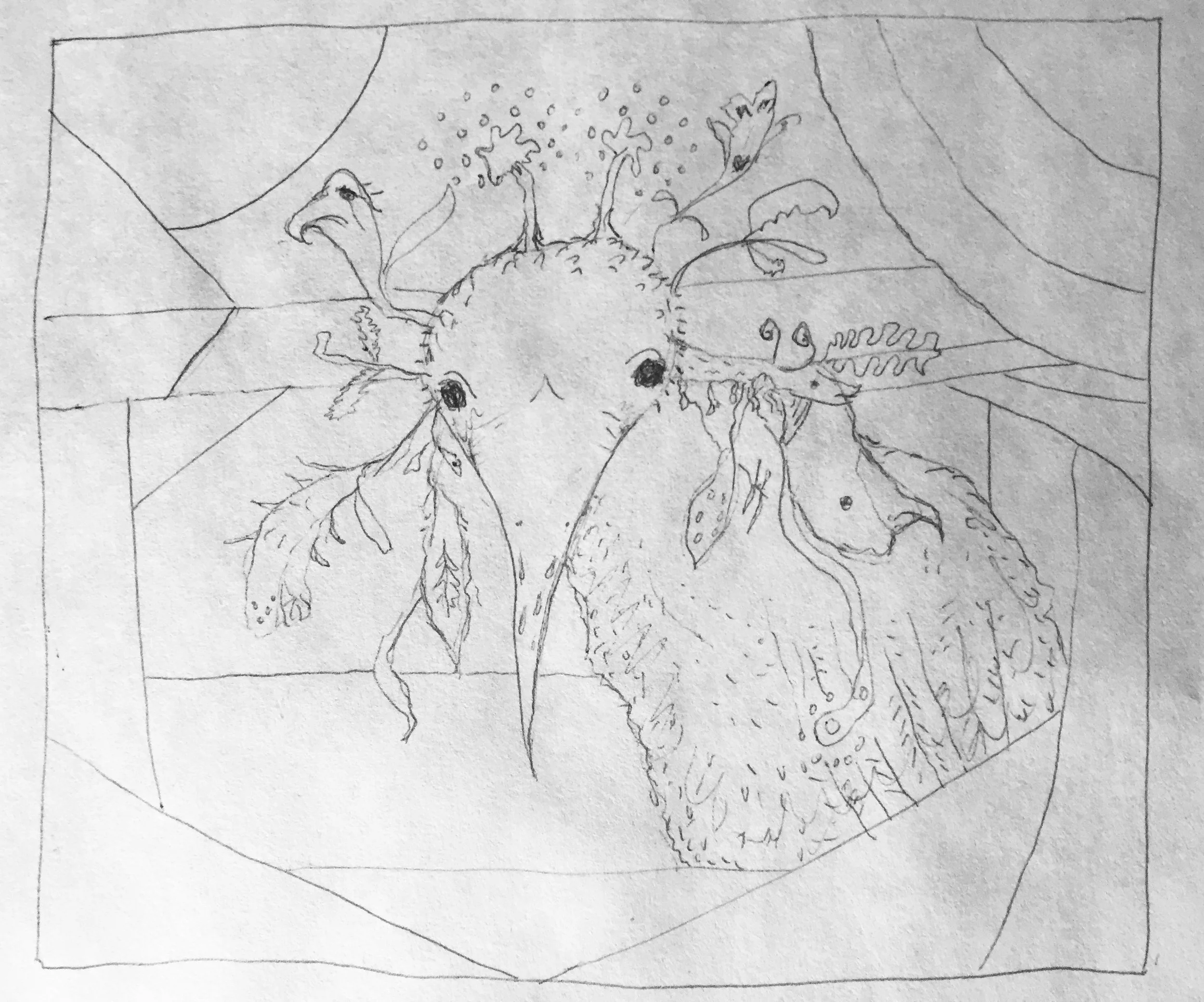 Farquhar Sapplefleet, Ink on Paper, 2018