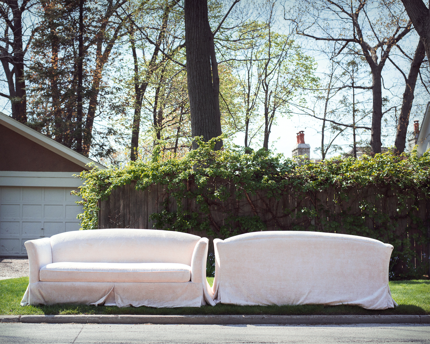 Two White Couches