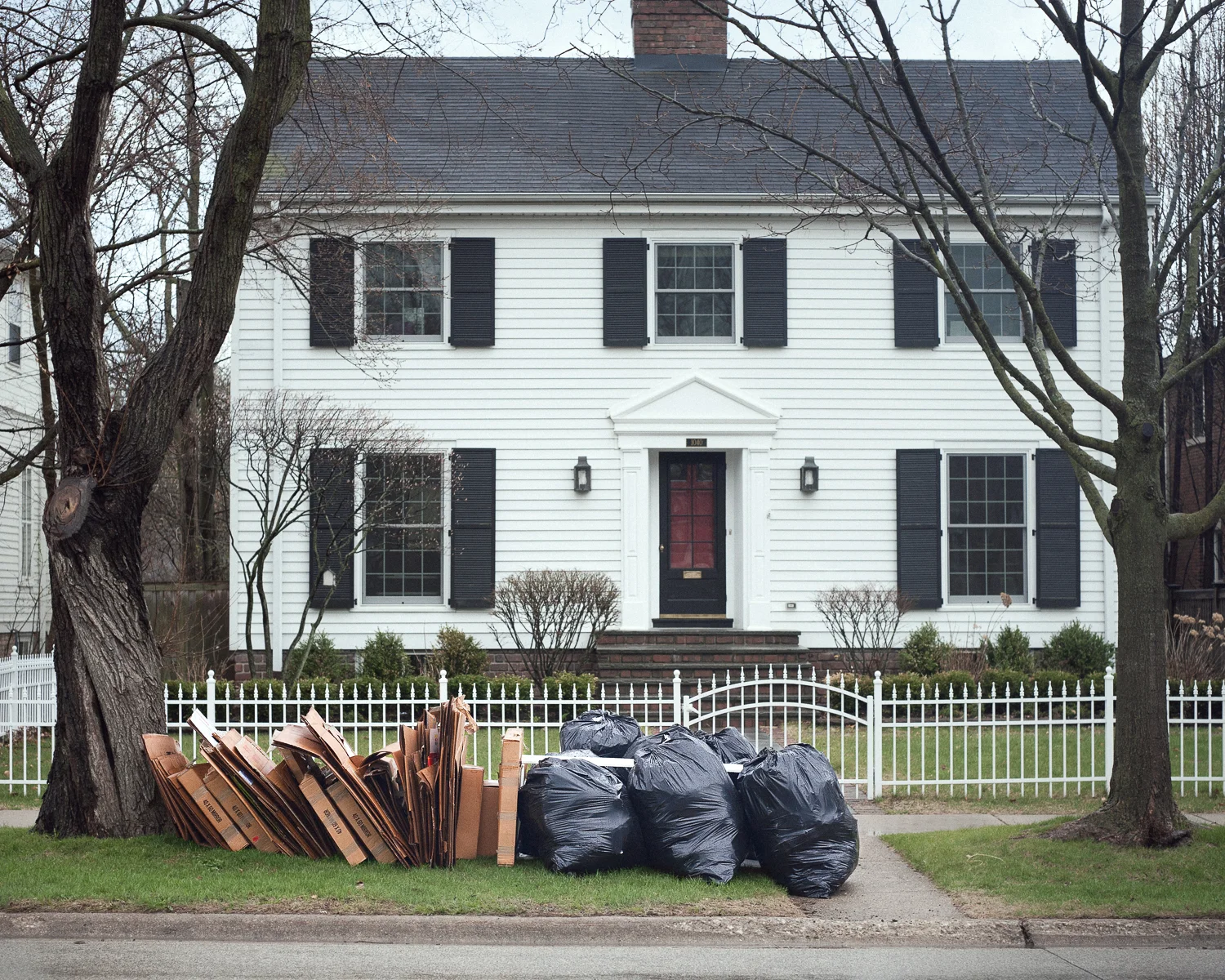White House with Red Door