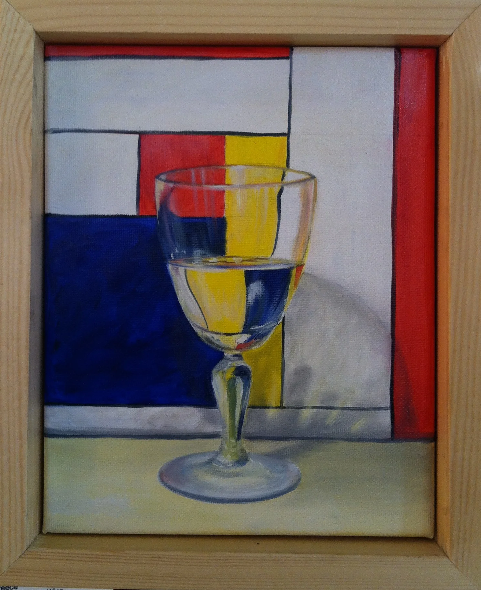 Ode to Mondrain through White Wine