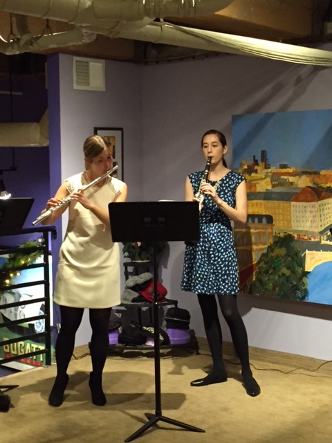 The Cascade Duo at C'est Chic Boutique, November 2015