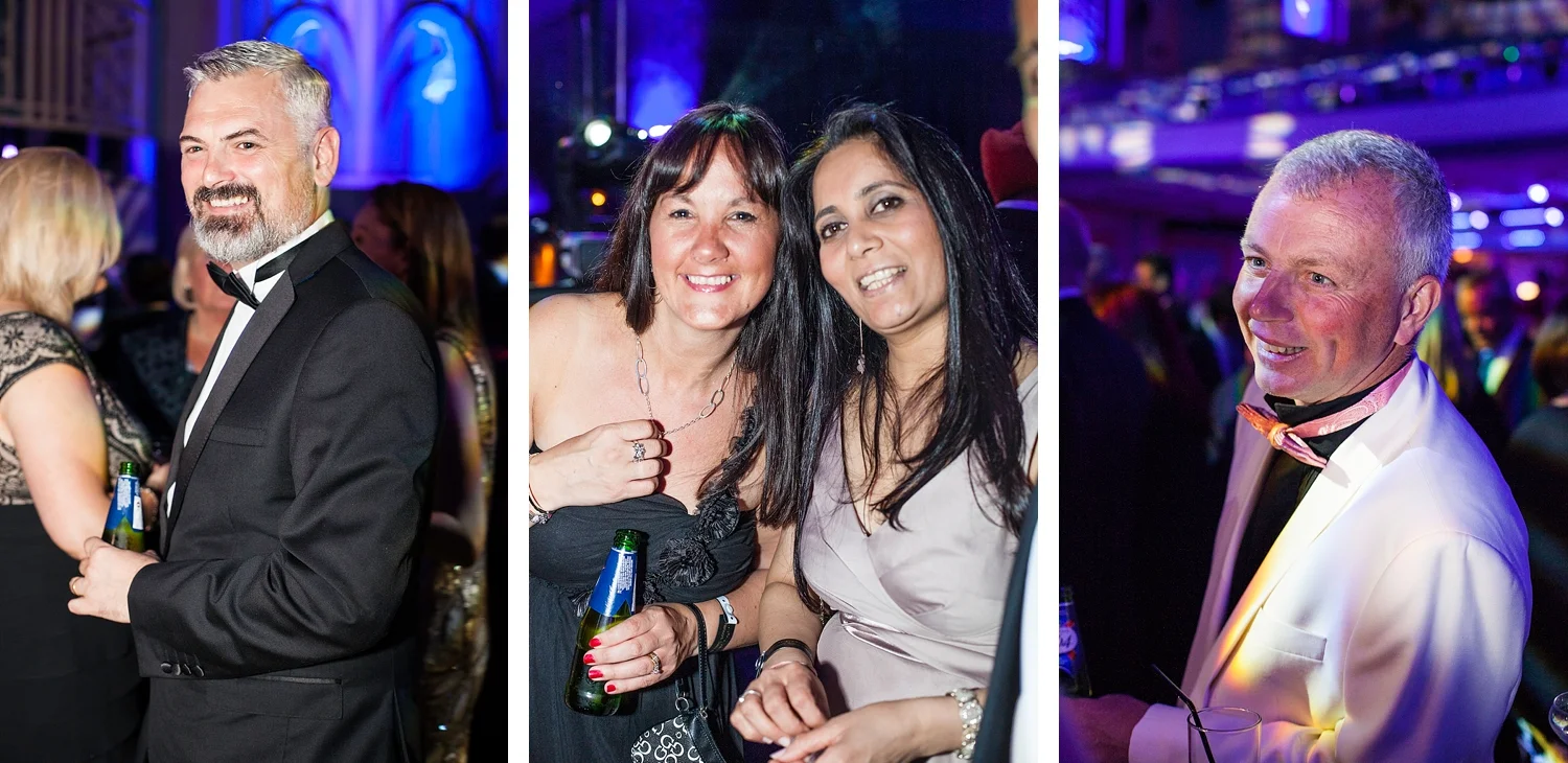 Guest of the Post Office awards having fun at the Troxy.