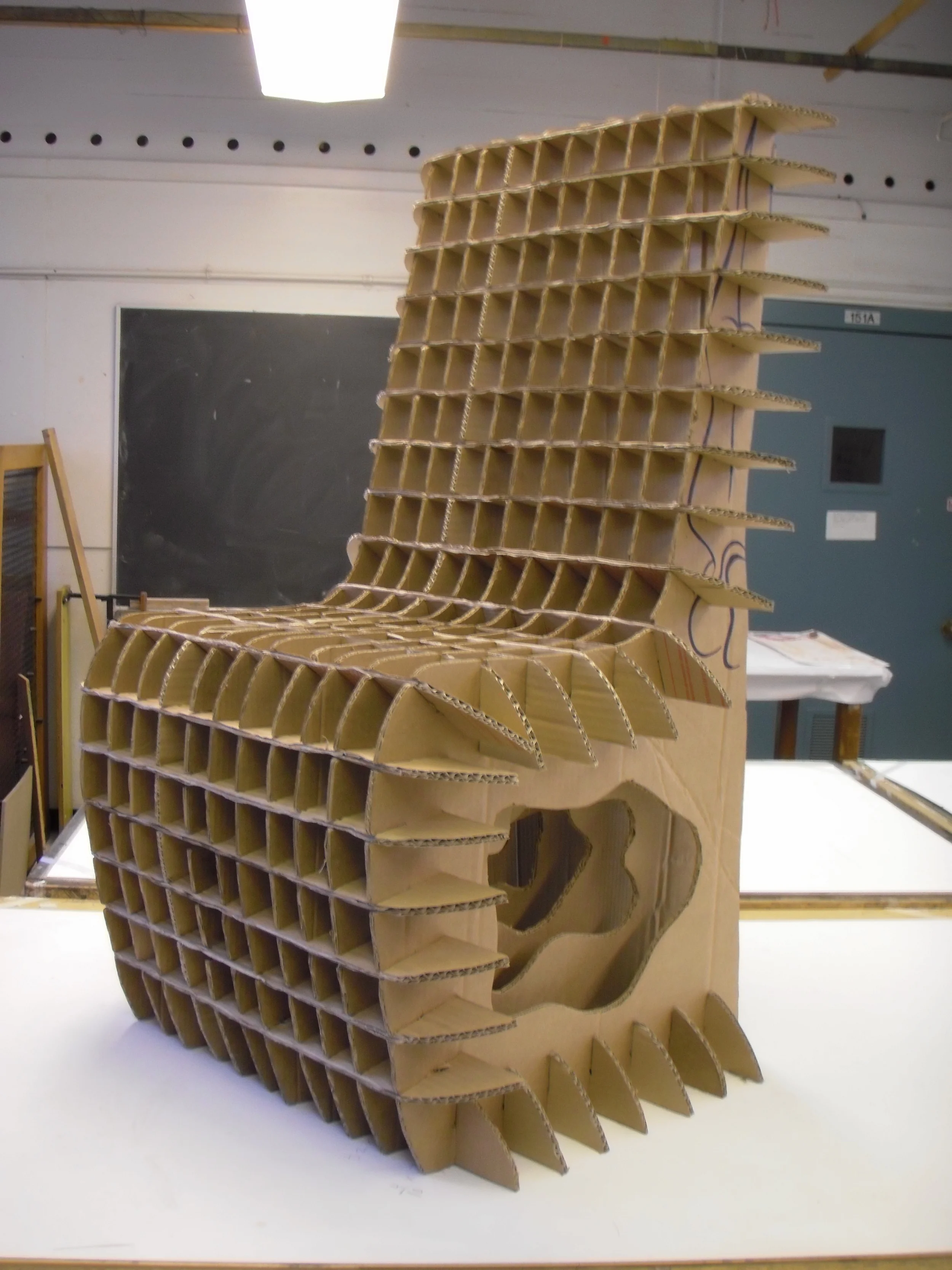 Winning Cardboard Chair Design