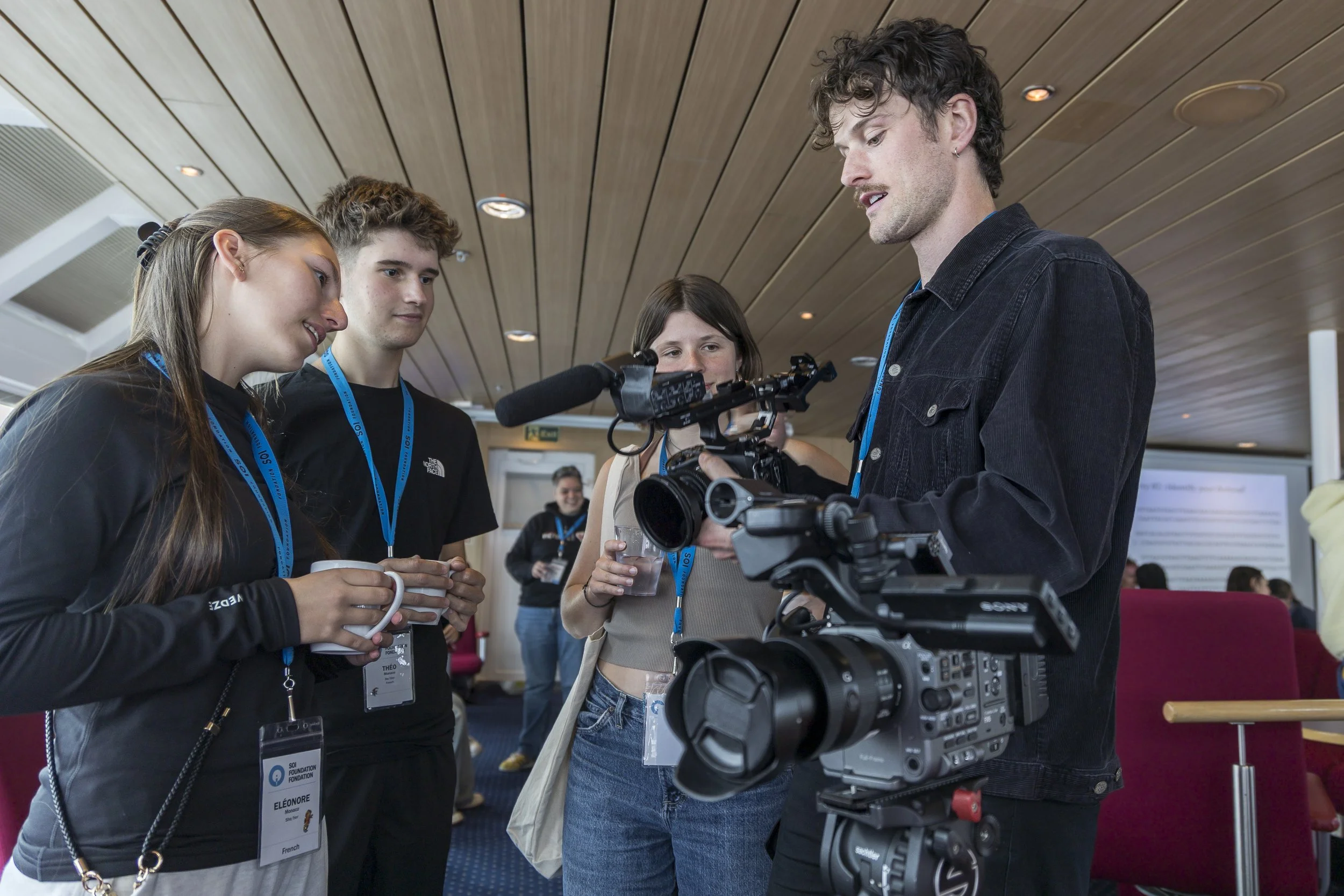  Workshop facilitation abord the Ocean Nova © Liam Brennan 