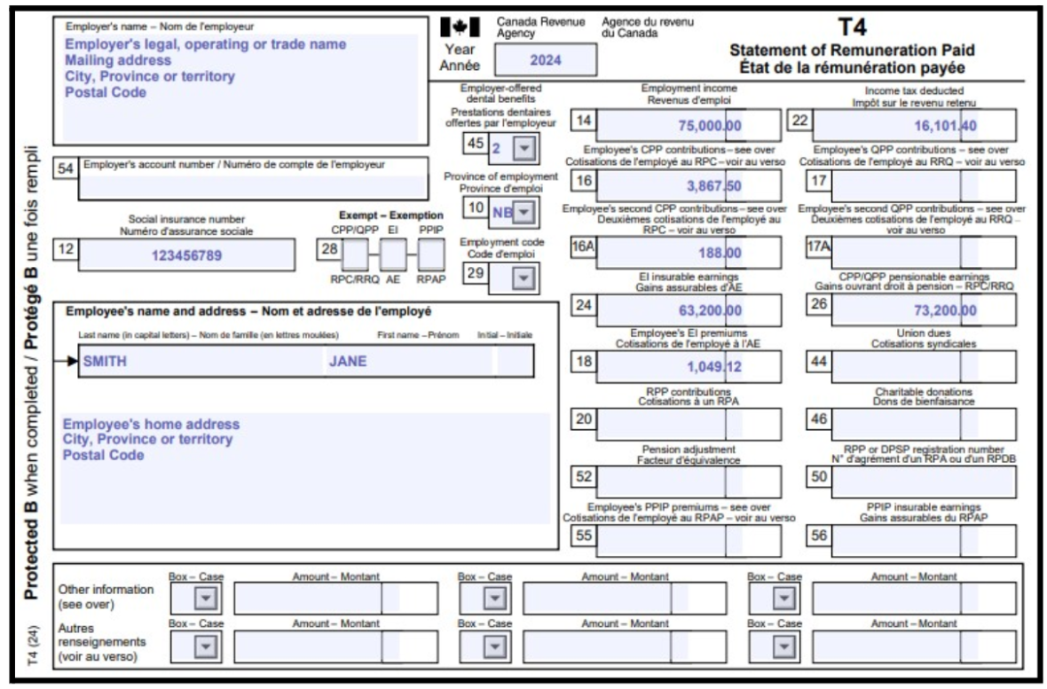 T4a Example File Finance — MyHuron