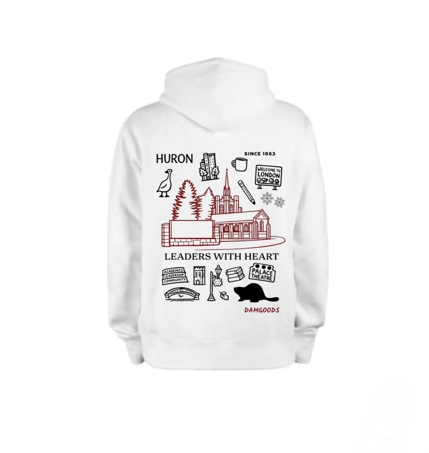Huron in London Heavyweight Hoodie