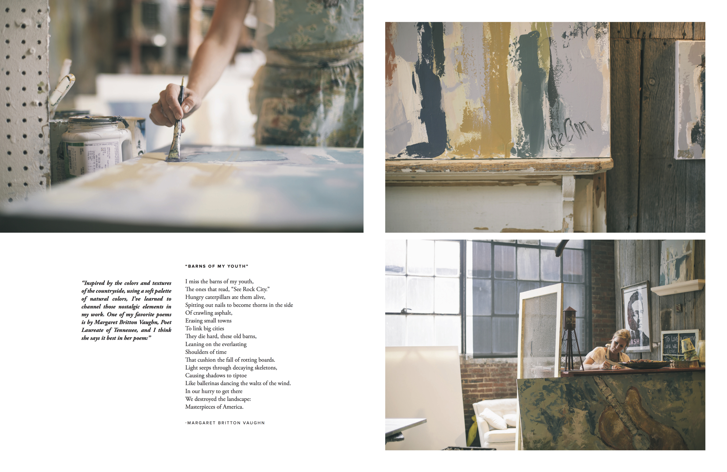 artist Deann Hebert for Trouvé Magazine
