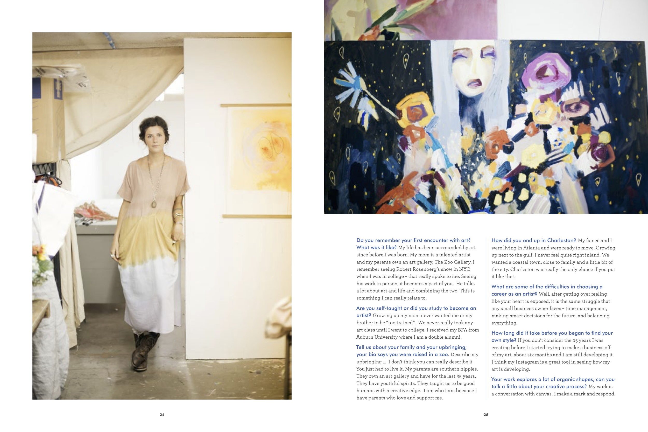 artist Raven Roxanne for Four Magazine