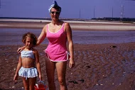 Mom and I at our beloved beach