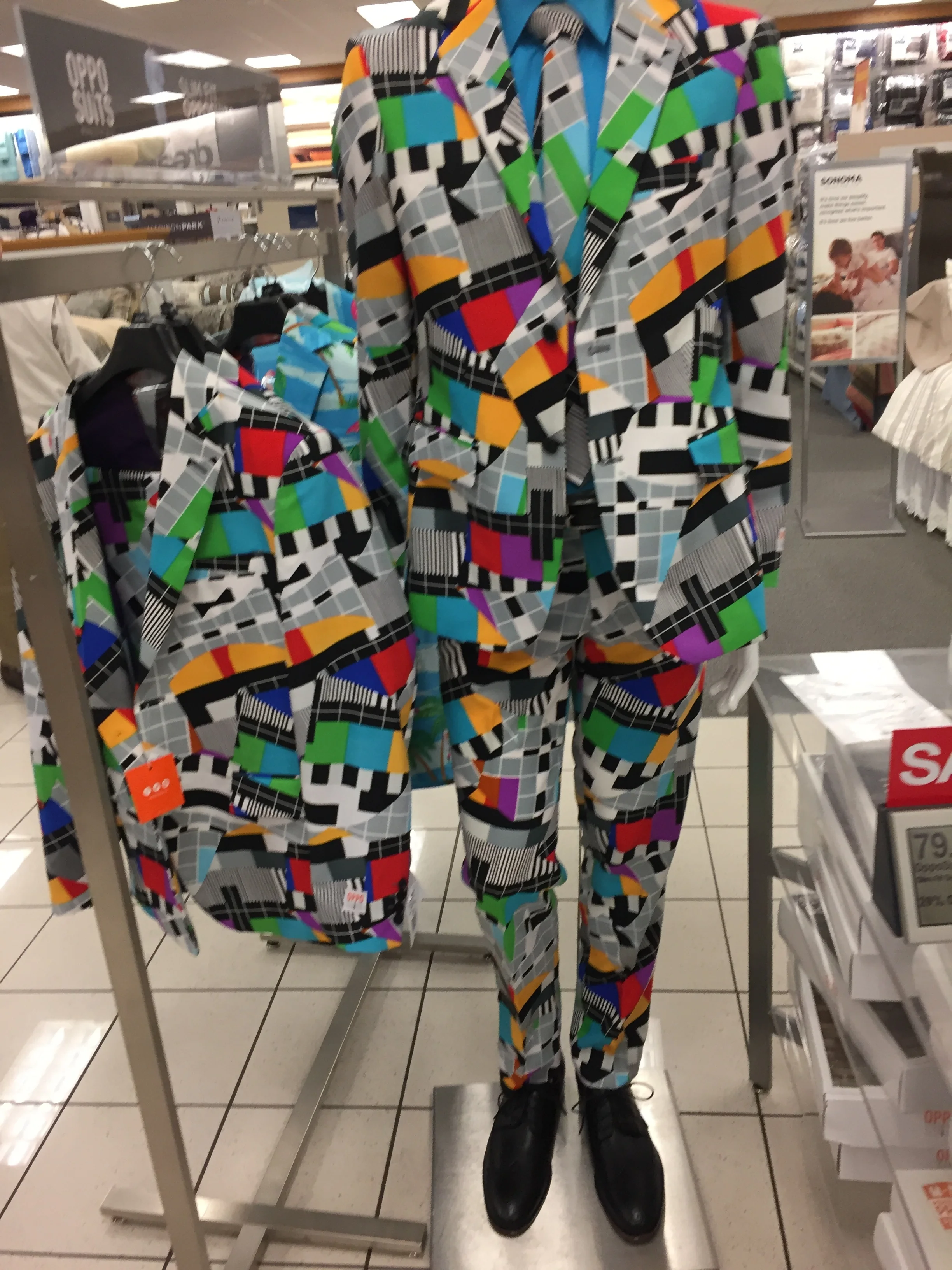 Seen at a national retailer. What were they thinking when they produced this fabric? Who has bought one? 