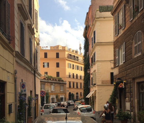 La Dolce Vita- "The Sweet Life". Our apartment overlooked this street. 