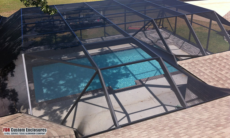 Affordable Aluminum Pool Enclosures Rescreens And Repairs Fdr Custom Enclosures Llc