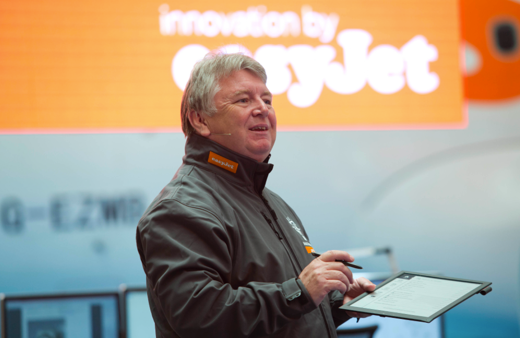 Picture taken at easyJet's innovation day 