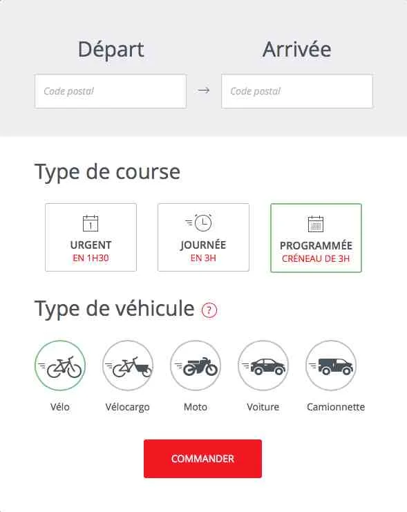 Planning a delivery on deliver.ee