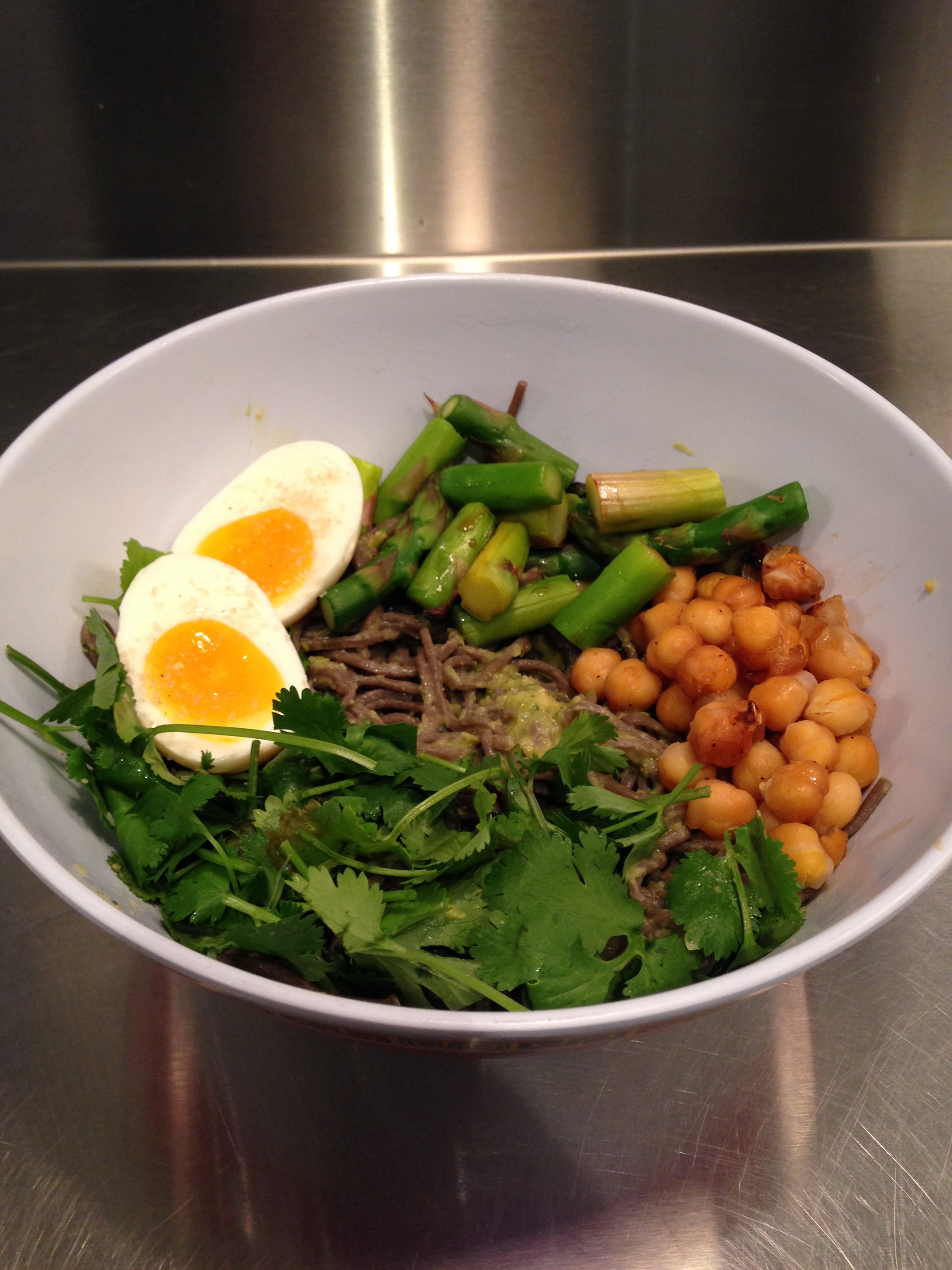 Cilantro Pesto Soba Noodle Salad