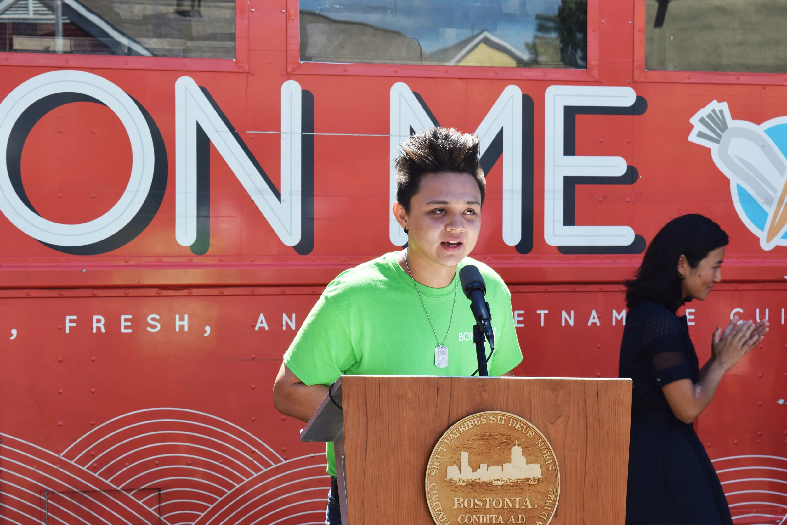 Bon Me restaurant supervisor, Angel Casto talking about his experience at Bon Me.