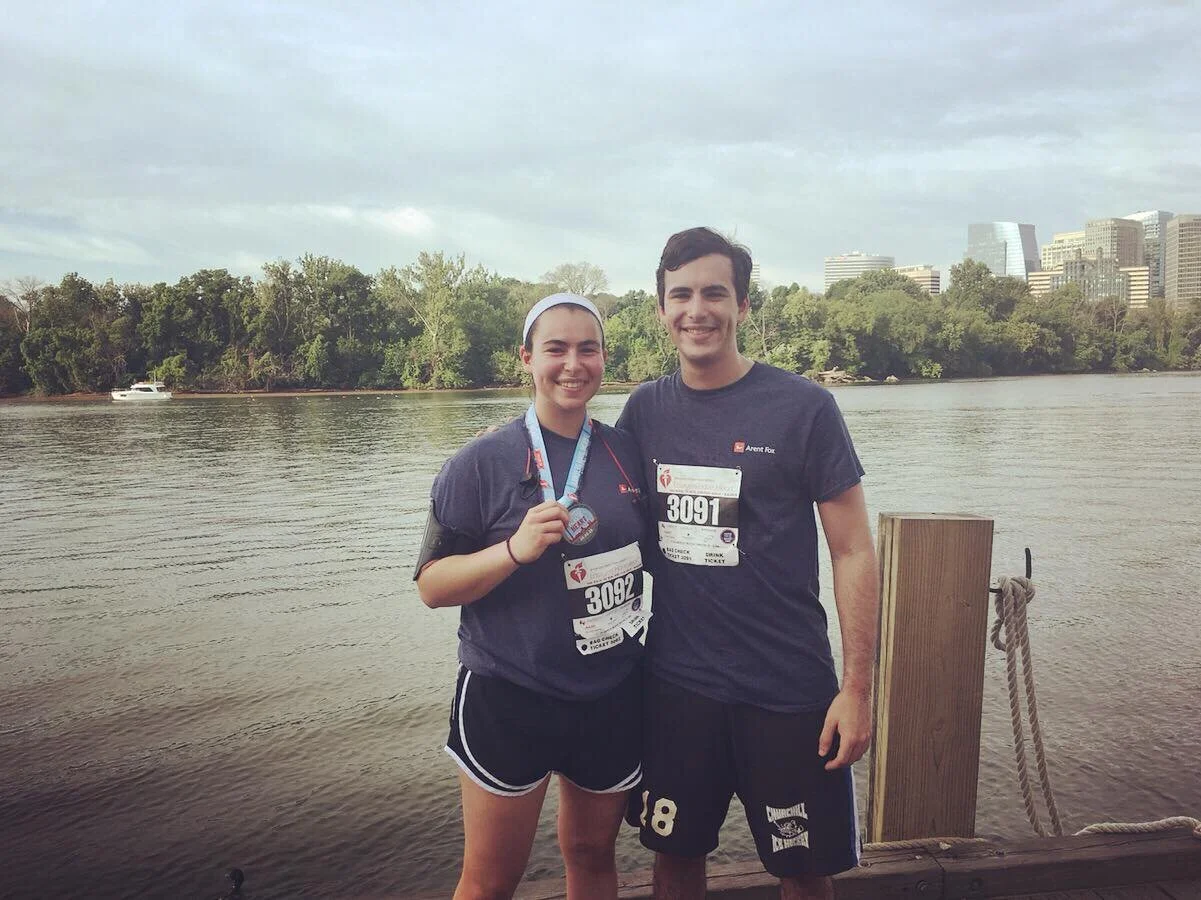 In June I ran my first 5k where I could see single and clear the whole time and had my heart rate in check. It was a HUGE deal for me and I loved that I got to do it alongside my big brother who’s had my back at every point in this journey.