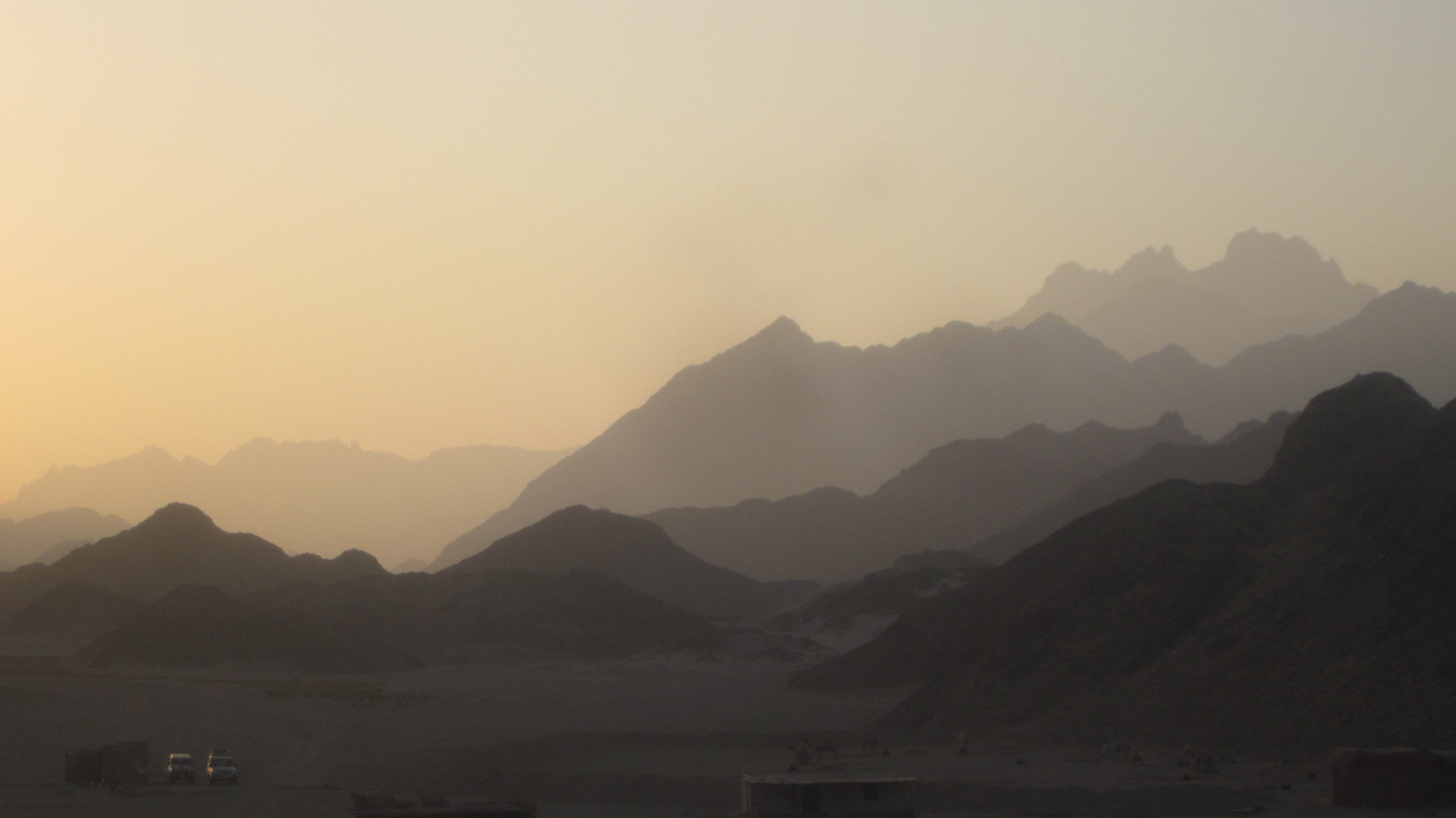 Egyptian desert at dusk - stunning!