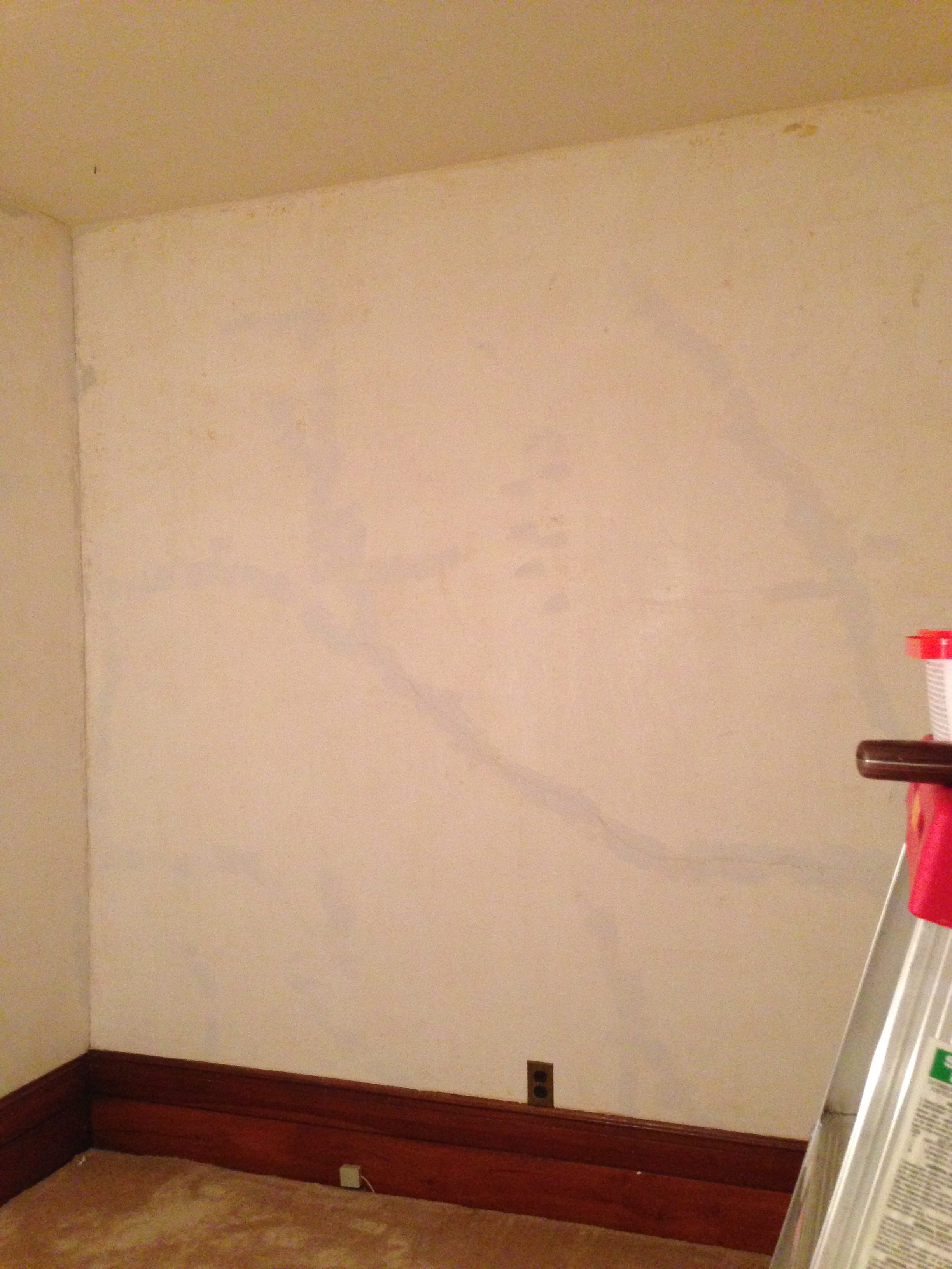 Post plaster patching - I now know why they wallpapered!