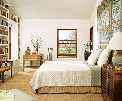 A simple hung window in a new farmhouse