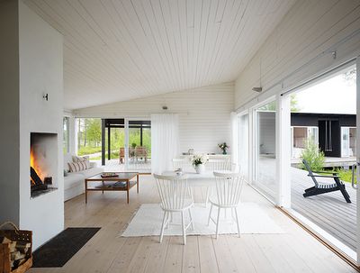 A Swedish cottage in the summer
