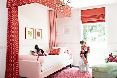 Love the colour in this room!