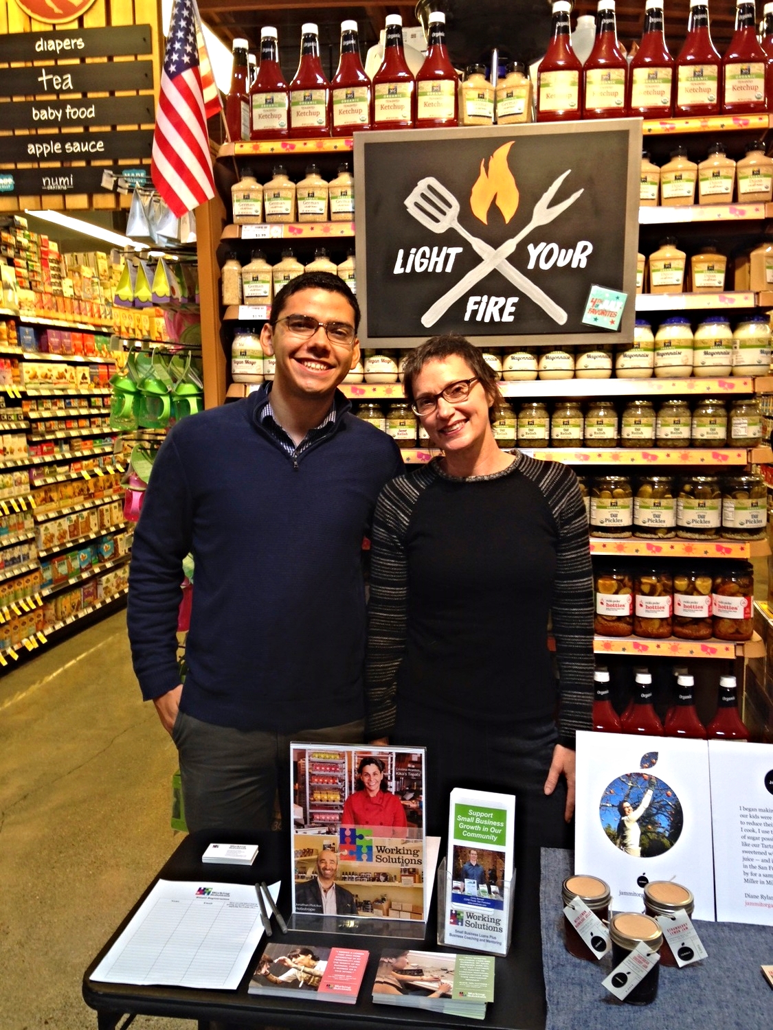 Roberto & Diane from Jammit, Mill Valley's grant recipient
